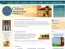Tablet Screenshot of cliftonpc.org